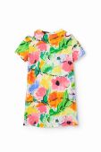 Дитяча бавовняна сукня Desigual mini розкльошена колір барвистий (3065185)