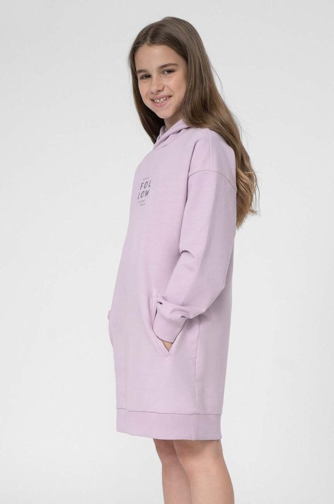 Дитяча сукня 4F колір фіолетовий mini oversize