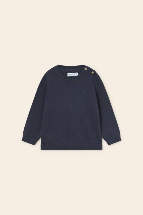 Дитячий бавовняний светр Mayoral колір синій легкий (3058646)