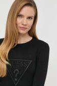 Светр Guess жіночий колір чорний легкий (2837376)