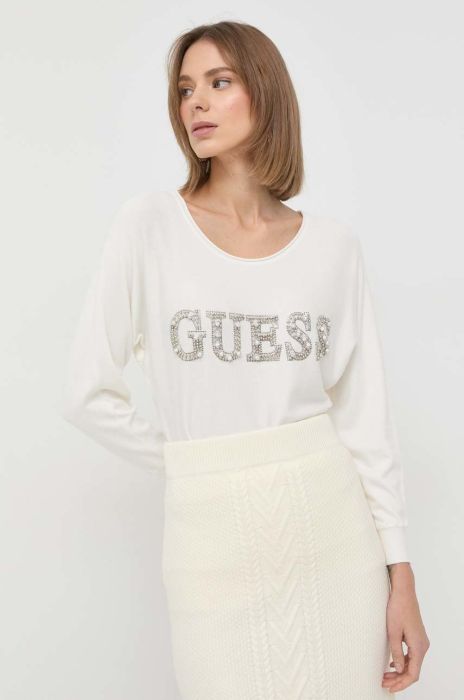 Светр Guess жіночий колір бежевий легкий (2841890)