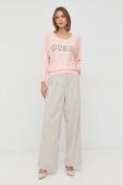 Светр Guess жіночий колір рожевий легкий (2841895)