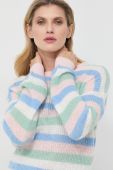 Светр з домішкою вовни Guess жіночий легкий колір барвистий (2896918)