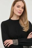 Светр Guess жіночий колір чорний легкий (2837386)