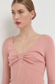 Светр Guess жіночий колір рожевий легкий (2937163)