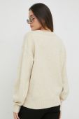 Светр з домішкою вовни Tommy Hilfiger жіночий колір бежевий (2885765)