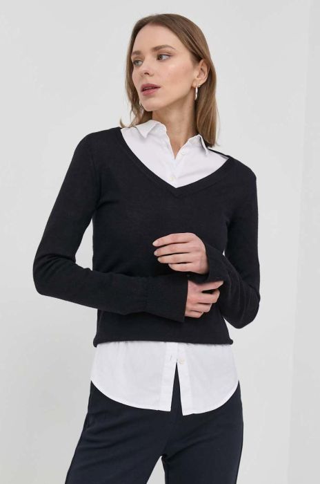 Вовняний светр Max Mara Leisure жіночий колір синій легкий (2948277)