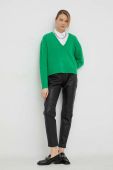 Вовняний светр Samsoe Samsoe жіночий колір зелений легкий (2871004)