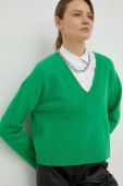 Вовняний светр Samsoe Samsoe жіночий колір зелений легкий (2871004)