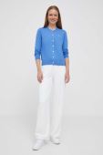 Джемпер Polo Ralph Lauren жіночий легкий колір блакитний (3329085)