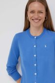 Джемпер Polo Ralph Lauren жіночий легкий колір блакитний (3329085)