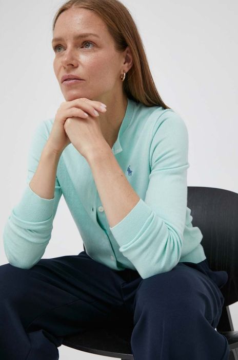 Джемпер Polo Ralph Lauren жіночий колір сірий легкий