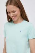 Футболка Polo Ralph Lauren жіночий колір зелений