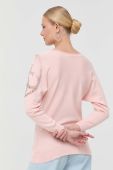 Светр Guess жіночий колір рожевий легкий (3036614)
