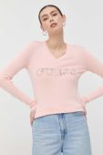 Светр Guess жіночий колір рожевий легкий (3031872)