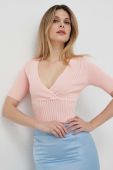 Светр Guess жіночий колір рожевий легкий (3083130)