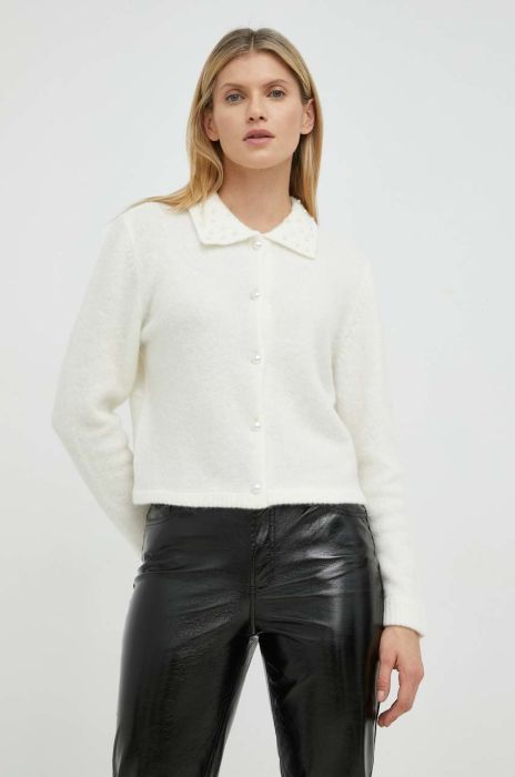 Вовняний кардиган Gestuz жіночий колір бежевий легкий