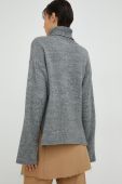 Светр з домішкою вовни Herskind жіночий колір сірий гольф