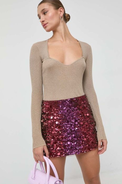 Светр Patrizia Pepe жіночий колір бежевий легкий