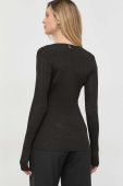 Светр Patrizia Pepe жіночий колір чорний легкий (2862794)