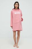 Бавовняний рушник BOSS колір рожевий (2894035)