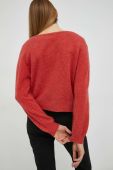 Вовняний светр American Vintage жіночий колір червоний легкий