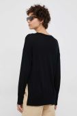 Светр з домішкою кашеміру United Colors of Benetton колір чорний легкий (3083149)