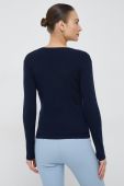 Бавовняний светр United Colors of Benetton жіночий колір синій легкий (2929884)