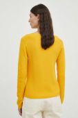 Бавовняний светр Marc O'Polo колір жовтий легкий