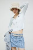 Джемпер Tommy Jeans жіночий легкий колір блакитний