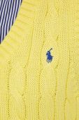 Бавовняна жилетка Polo Ralph Lauren колір жовтий