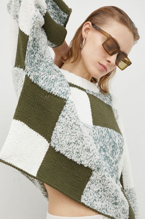 Светр R?sum? жіночий колір зелений теплий