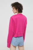 Светр з домішкою кашеміру Rotate колір рожевий