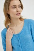 Вовняний кардиган Gestuz Alpha легкий колір блакитний