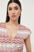 Блузка Morgan жіноча колір рожевий візерунок (3254870)