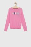 Дитячий светр Guess колір рожевий легкий (3004434)