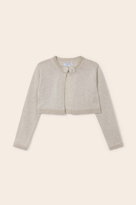 Дитячий кардиган Mayoral колір бежевий легкий (2985418)