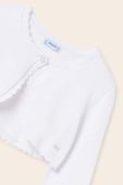 Дитячий кардиган Mayoral колір білий легкий (2988913)