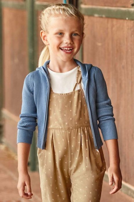 Дитячий кардиган Mayoral колір синій легкий (2975537)