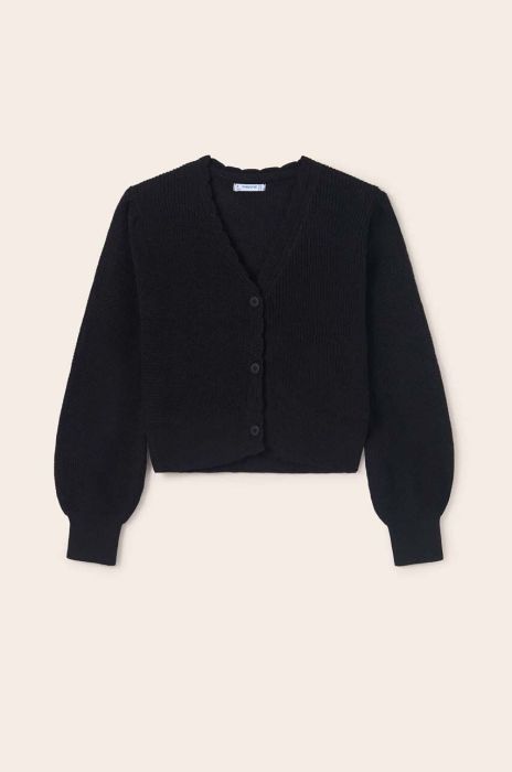 Дитячий кардиган Mayoral колір чорний легкий (2944675)