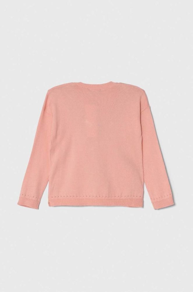 Дитячий кардиган United Colors of Benetton колір рожевий легкий (3448031) фото 2