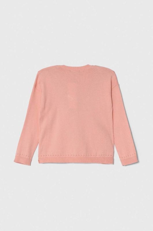 Дитячий кардиган United Colors of Benetton колір рожевий легкий (3448031) фото 2