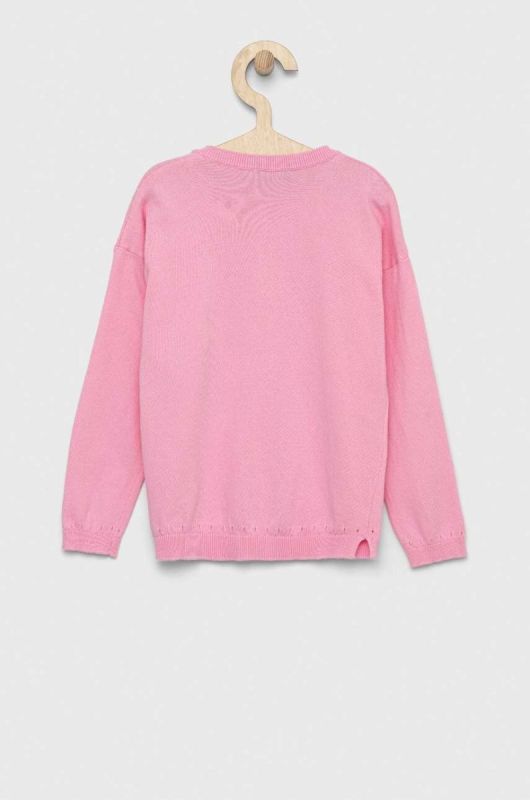 Дитячий кардиган United Colors of Benetton колір рожевий легкий (2985516) фото 2