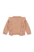 Дитячий кардиган Konges Sl?jd колір рожевий легкий