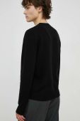 Вовняний светр Samsoe Samsoe чоловічий колір чорний