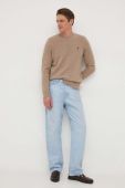 Вовняний светр Polo Ralph Lauren чоловічий колір бежевий (3687099)