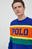 Бавовняний светр Polo Ralph Lauren чоловічий легкий колір барвистий