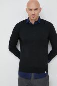 Вовняний светр Liu Jo чоловічий колір чорний легкий (2966480)