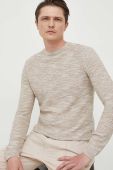 Светр Sisley чоловічий колір бежевий легкий (3234133)
