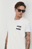 Бавовняна жилетка Tommy Jeans колір білий легкий
